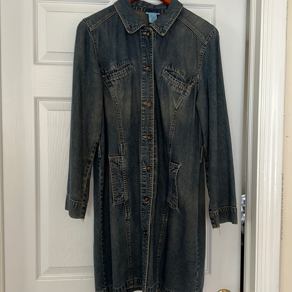 SO BLUE SIGRID OLSEN DENIM JACKET